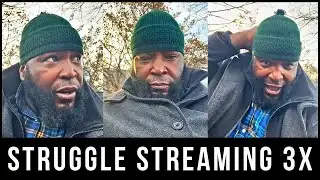 BREAKING NEWS!!! UMAR JOHNSON STRUGGLE STREAMS OUTSIDE IN 53 DEGREE WEATHER!!!