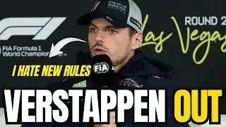 BREAKING NEWS! VERSTAPPEN OUT