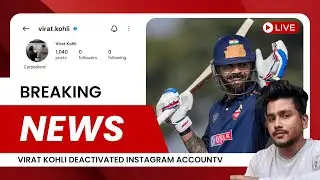 BREAKING NEWS 😱 Virat Kohli Deactivated His Instagram Account? | Truth Explained