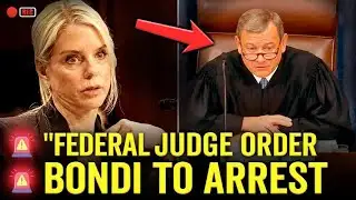 BREAKING NOW: Pam Bondi LOSES CONTROL as Judge SIGNALS PRISON Is INEVITABLE