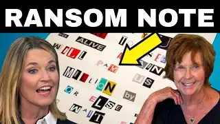 🔴 BREAKING - RANSOM NOTE!! SAVANNAH GUTHRIE