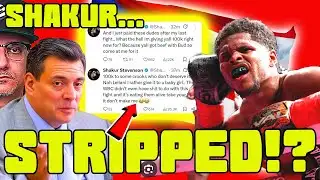 (BREAKING) SHAKUR STRIPPED! The WBC "Crooks" Strike Back After Teofimo Masterclass