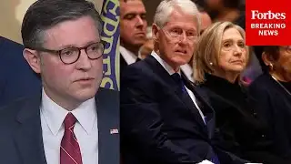 BREAKING: Speaker Johnson Holds Press Briefing After Clintons Cave & Agree To Testify On Epstein