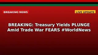 BREAKING: Treasury Yields PLUNGE Amid Trade War FEARS #WorldNews