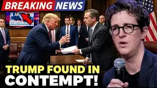 BREAKING: Trump Found in Contempt — Judge Issues Stunning Ruling