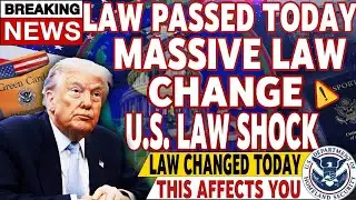 💥 BREAKING: U.S. Immigration Law 2026 | 10 CHANGES You Must Know NOW