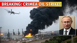 BREAKING: Ukrainian Drones Strike Crimea’s Biggest Oil Refinery — Fire Engulfs Facility!