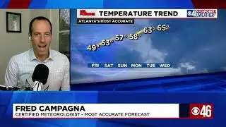 Breezy and chilly Friday