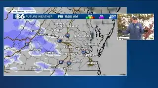 Breezy and not as cold for Wednesday; potential for light snow on Friday