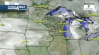 Breezy, chilly start to the week