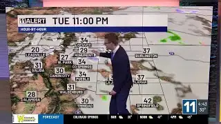 Breezy Tuesday afternoon with isolated snow showers