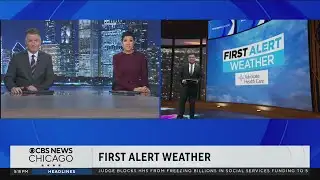 Breezy with increasing clouds for Chicago area Monday night