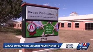Brevard County School Board warns students about walkouts to protest