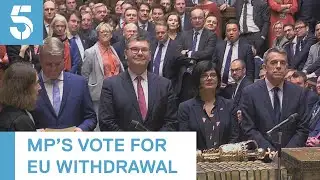 Brexit: MPs back Boris Johnson’s withdrawal bill | 5 News