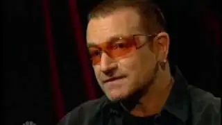 Brian Williams with Bono on NBC Nightly News