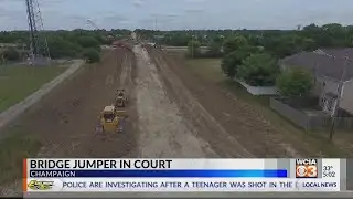 Bridge jumper in court