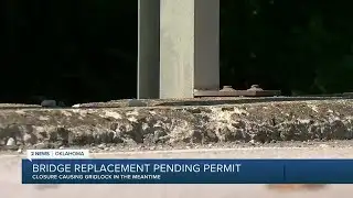 Bridge replacement pending permit