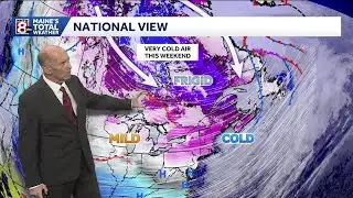 Briefly milder before arctic air arrives for the weekend
