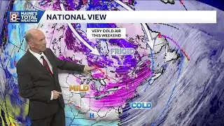 Briefly milder before arctic air arrives for the weekend