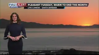 Bright Tuesday, tracking a slight chance of rain Wednesday