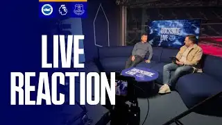 BRIGHTON v EVERTON  | Live post-match manager reaction