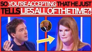 British Journalist FORCES MAGA Flunkey Into TRAP Over Trump
