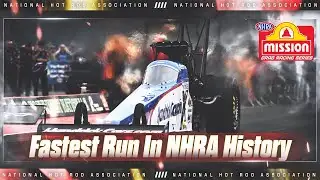 Brittany Force makes the fastest run in NHRA history