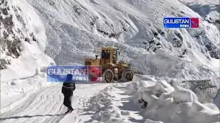 BRO 122 RCC Begins Snow Clearance on Zojila Pass