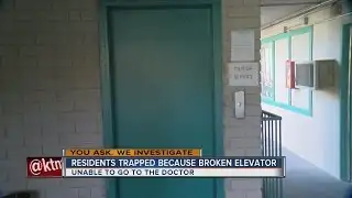 Broken apartment elevator strands elderly tenants for months
