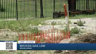 Broken Arrow gas line break