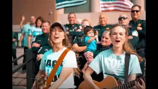 Broken Arrow sisters sing in support to "Back the Blue"