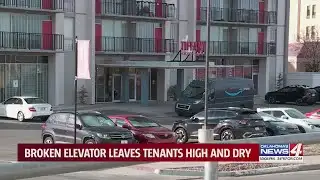 Broken elevator leaves tenants high and dry