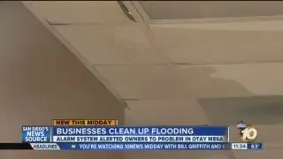 Broken pipe causes damage at three South bay businesses