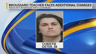 Broussard teacher charged with additional count of indecent behavior with juvenile