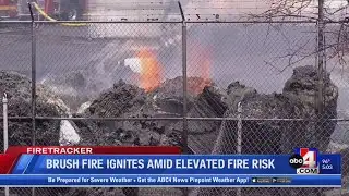 Brush Fire Ignites Amid Elevated Fire Risk