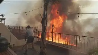 Brush fire in Santee is contained at 18 acres