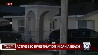 BSO investigation underway in Dania Beach