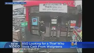 BSO Searches For Dania Walgreens Robbery Suspect