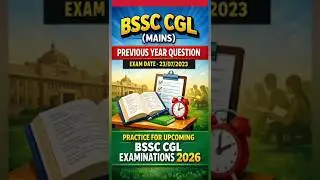 BSSC CGL MAINS PYQ MODERN HISTORY | 2026 |