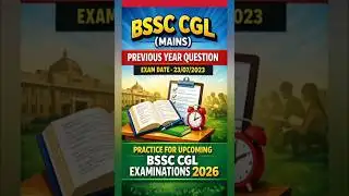 BSSC CGL MAINS PYQ MODERN HISTORY | 2026 |