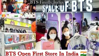BTS Open First Store In India 🇮🇳|BTS Finally India