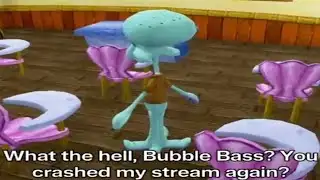 Bubble Bass breaks the stream ... again