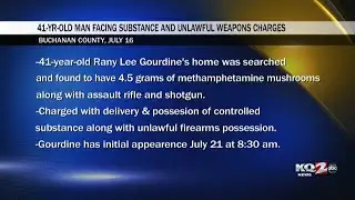 Buchanan County man arrested on multiple counts