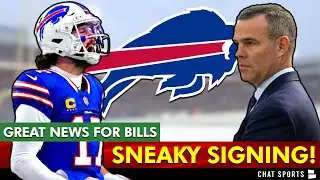 🚨Buffalo Bills Make SNEAKY GOOD Signing & Receive GREAT NEWS Before Week 15