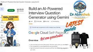 Build an AI-Powered Interview Question Generator using Gemini | 1st on youtube #qwiklabsarcade2026