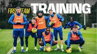 Building up to Man City | First-team training ahead of Etihad trip