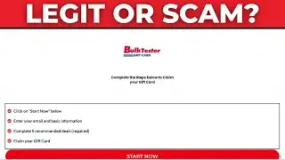 BulkTester.com Review – $750 BulkTester.comLegit Gift Card or Scam?