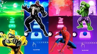 BumbleBee vs Venom vs Spider Man vs Hulk coffin dance EDM RUSH