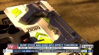 Bump stock ban starts tomorrow