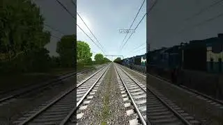Bumpy Railway Track Train Cross #shorts #train #indianrailways #viral #railway #trainaccident